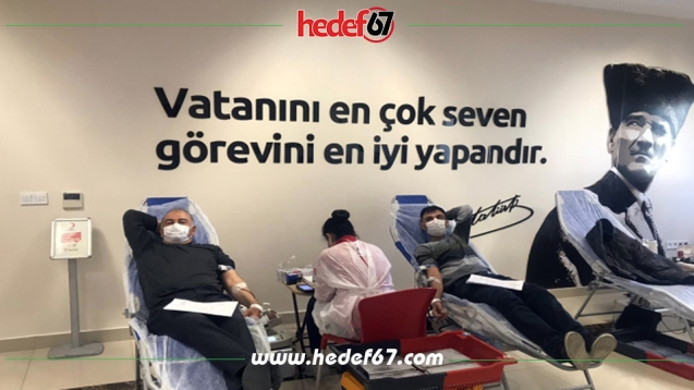 Sanko Tekstil yönetici ve çalışanlarından kan bağışı...