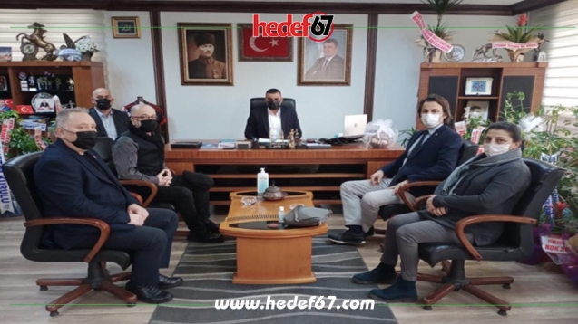 CHP Kdz.Ereğli İlçe Başkanı ERTUĞRUL, YILMAZ'ı ziyaret etti