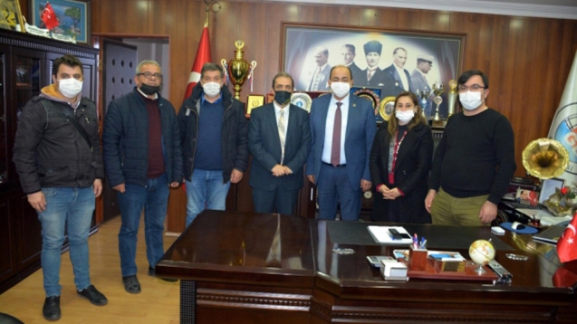 EGD, Başkan Demirtaş'ı makamında ziyaret etti...