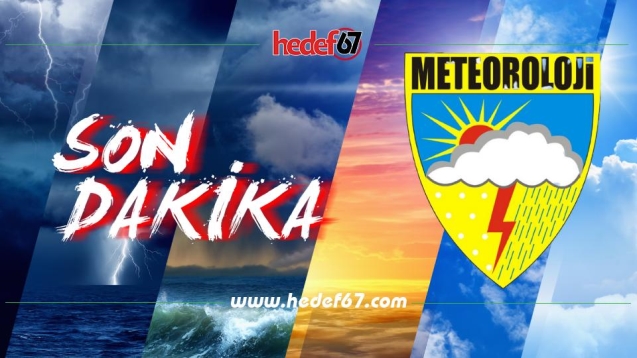 Meteorolojiden yarın için uyarı !