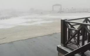 Keltepe Kayak Merkezi, beyaza büründü...