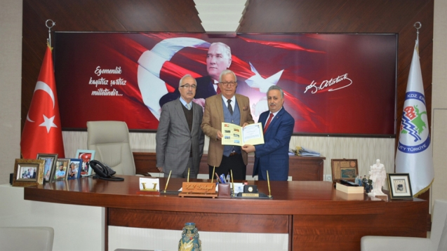 KDZ. EREĞLİ BELEDİYESİ'NE TEŞEKKÜR BELGESİ...