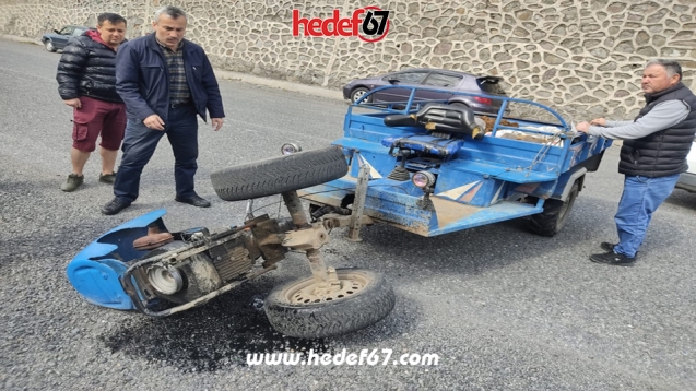 Patpat devrildi...Hastaneye kaldırıldı...