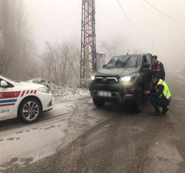 Kış Lastiği denetimi icra edilmiştir.