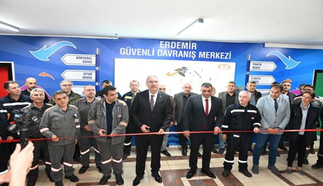 Erdemir Güvenli Davranış binasının açılışı gerçekleştirildi