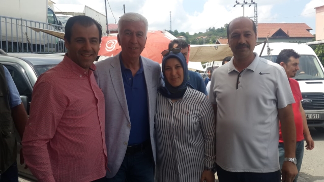 İYİ parti adayları hız kesmiyor…