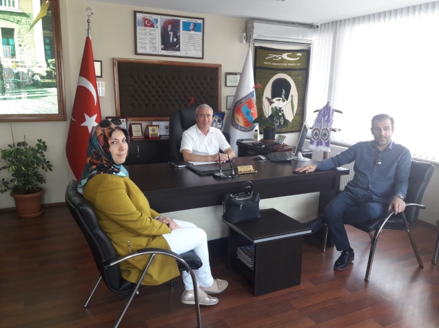 Müftüoğlu ve Çiçek’ten Civelek’e ziyaret…