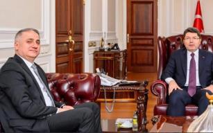 Saffet Bozkurt, Adalet Bakanı Yılmaz Tunç’u ziyaret etti...