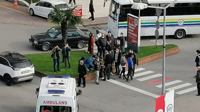 Motosiklet kazası 1 yaralı…