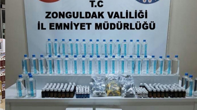 Zonguldak’ta sahte içki operasyonu