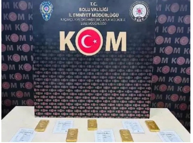 5 kilo Rusya lisanslı altınla yakalandı 2 şüpheli gözaltında