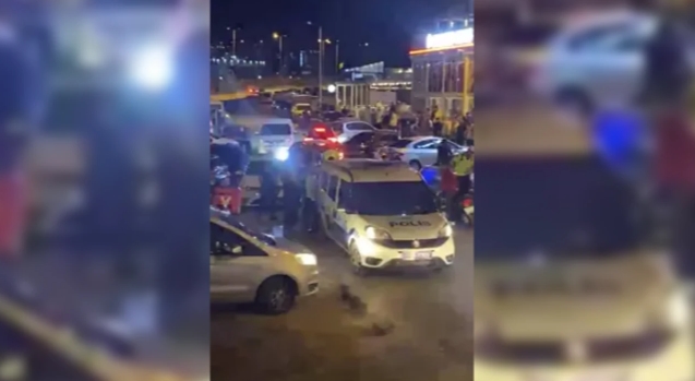 Polise mukavemet kamerada; 3 tutuklama...