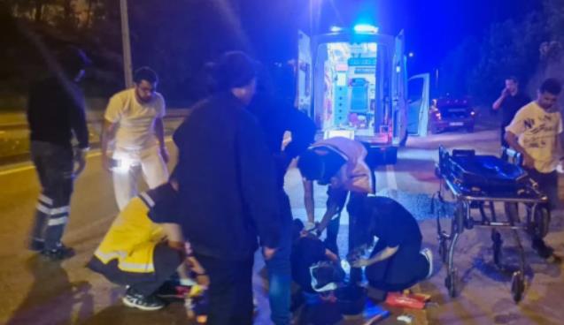 Tersten çıktı... Çarptı kaçtı... Yaralılar var...