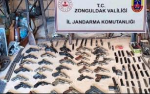 Silah ve mühimmat imalathanesine baskın...