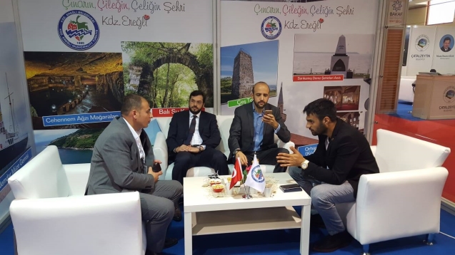 Ereğli belediyesi BAKAF fuarında…