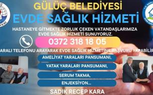 Gülüç Belediyesi, evde sağlık hizmeti başlattı...