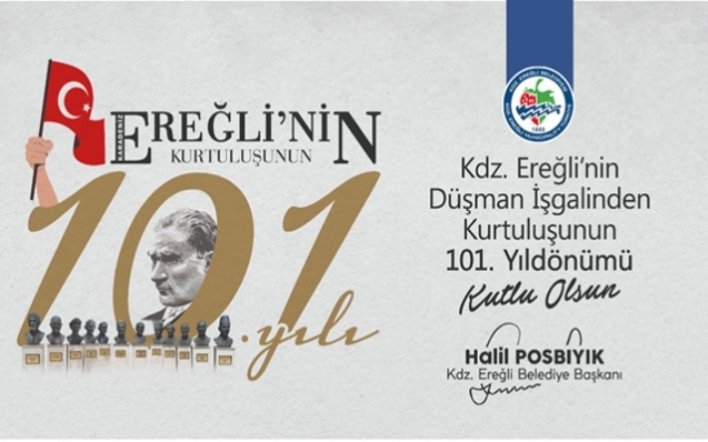 Posbıyık, Kdz Ereğli'nin kurtuluş yıldönümünü kutladı