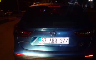 Otomobil ile motosiklet çarpıştı.... 2 yaralı...