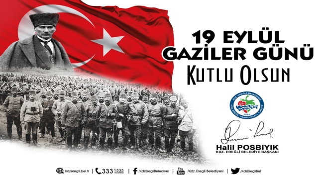 BAŞKAN POSBIYIK, GAZİLER GÜNÜ’NÜ KUTLADI...