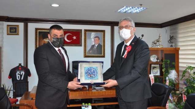 Salih Cem Oral'dan Yakup Yılmaz'a hayırlı olsun ziyareti