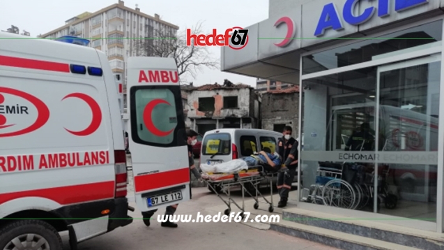 Vinçten fırlayan piston vücuduna isabet etti...