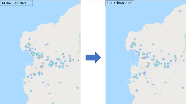 Ereğli nüfusuna kayıtlı 285 kişi hayatını kaybetti.