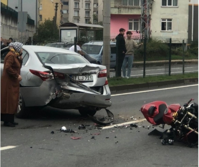 Feci kaza ! Durumu ağır hastaneye kaldırıldı