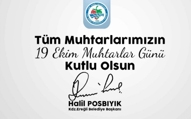 Başkan Posbıyık Muhtarlar Günü'nü kutladı