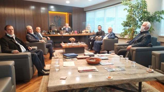 İki Başkan Çaycuma Belediyesini ziyaret etti...