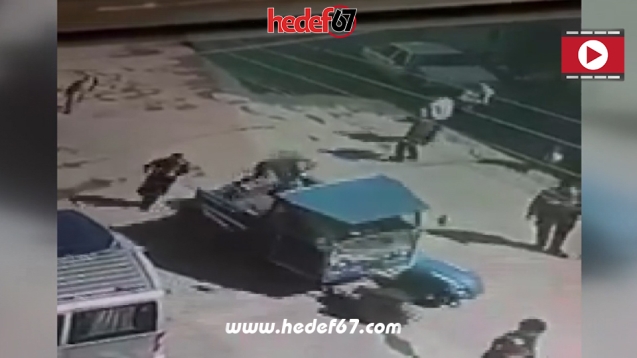 Hiç beklemiyordu… Bir anda yere düştü…