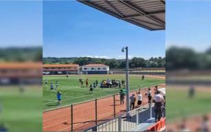 Kadınlar 3'üncü Lig maçında yaşanan kavga...
