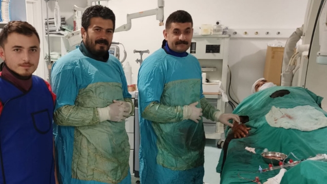 Yüzde 90 tıkalı olan damar açıldı...