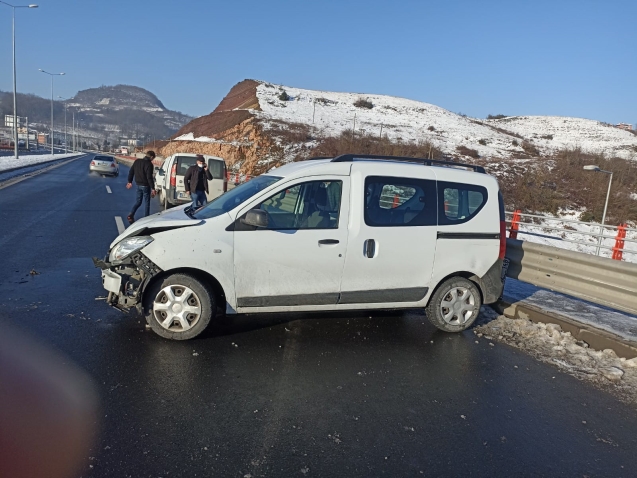 Buzlanma kazaya sebep oldu...