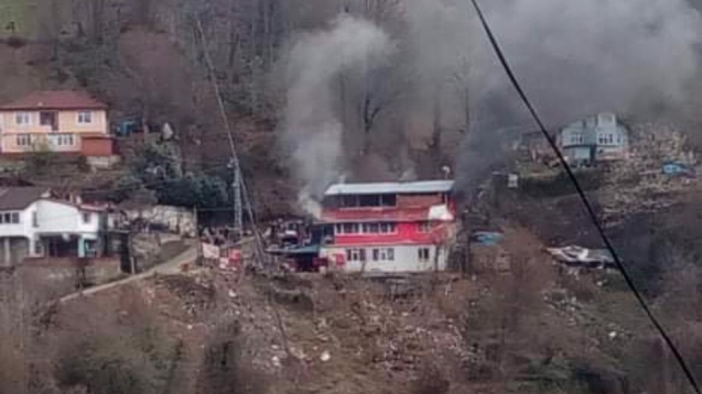 Çınartepe’de yangın...