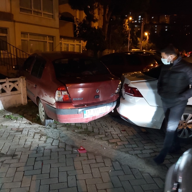 Gaz pedalı takılı kaldı,kaza kaçınılmaz oldu...