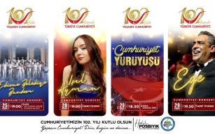 Cumhuriyetin 102.yılı coşku ile kutlanacak...