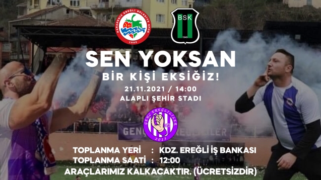 SEN YOKSAN BİR KİŞİ EKSİĞİZ...