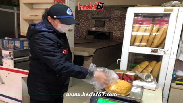 Zabıta ekipleri ekmek ve simit fırınlarını denetledi