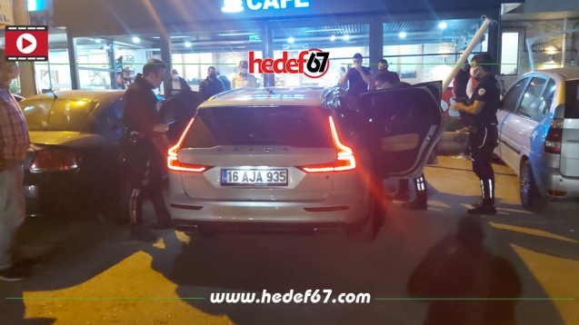 'DUR' ikazına uymadı...kovalama hastane önünde bitti