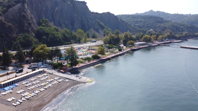 Ereğli Belediye Plajı sezonu zirvede kapattı
