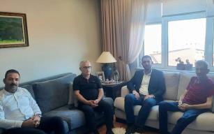 AK Parti İl Başkanı Mustafa Çağlayan Zeki Tosun'u ziyareti