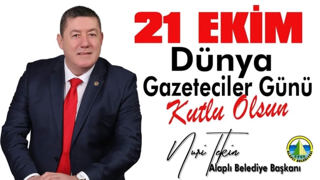 TEKİN'DEN GAZETECİLER GÜNÜ MESAJI...