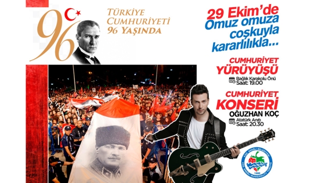 29 EKİM'E COŞKULU KUTLAMA...