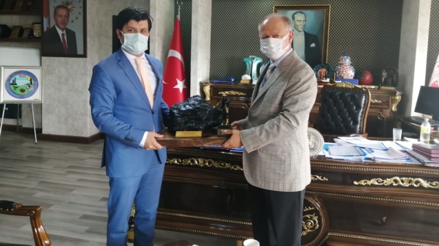 Yücedağ'dan, Çorumluoğlu'na veda ziyareti...