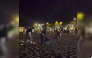 İki grup arasında plajda bıçaklı kavga: 1 yaralı