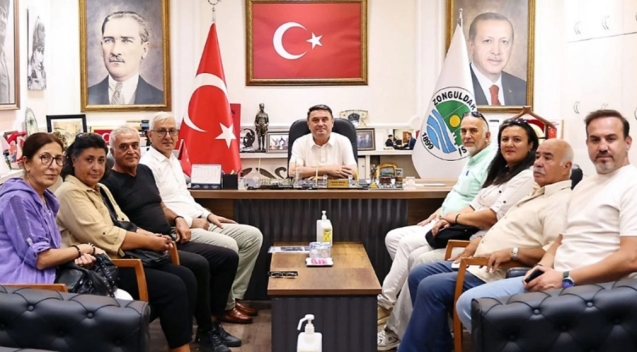 Alevi Kültür Derneği'nden Tahsin Erdem'e ziyaret...