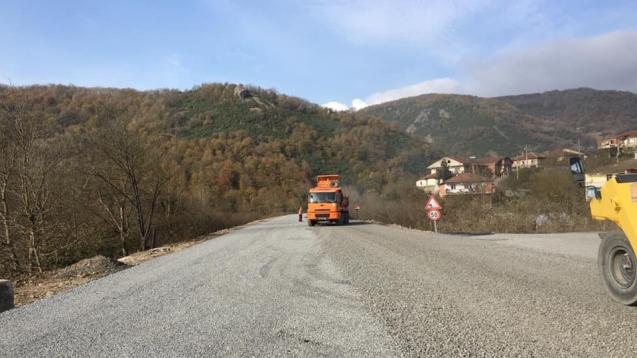 YOL HİZMETE AÇILDI...