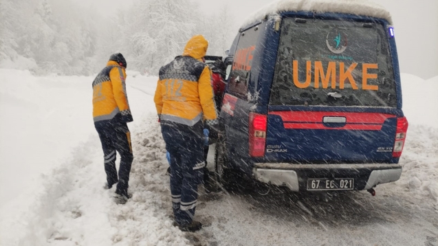 Hastanın yardımına UMKE koştu…