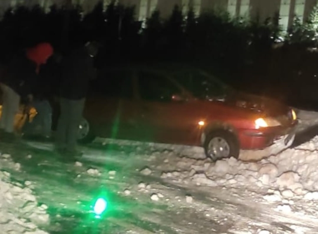 Buzlanma kazaya sebep oldu...