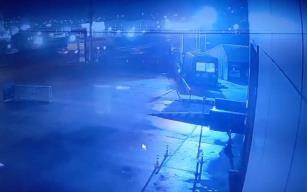 İşte o kazanın kamera görüntüleri...